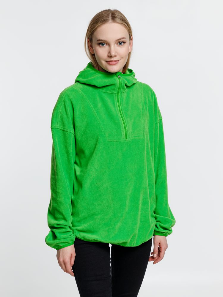 Анорак флисовый унисекс Fliska, зеленое яблоко, размер M/L