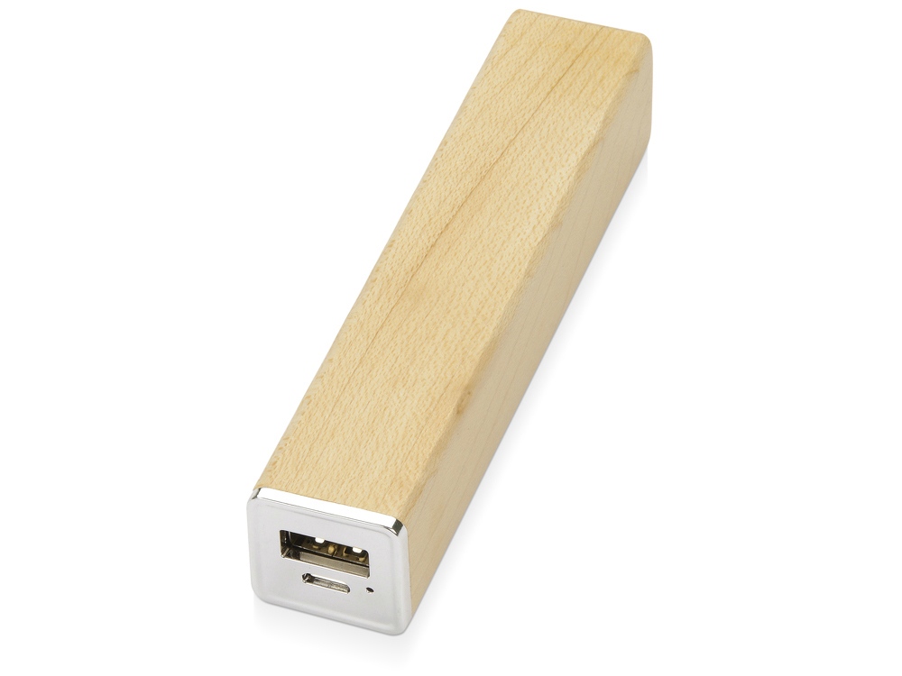 Внешний аккумулятор Вуди, 2600 mAh с логотипом  | Print Logo