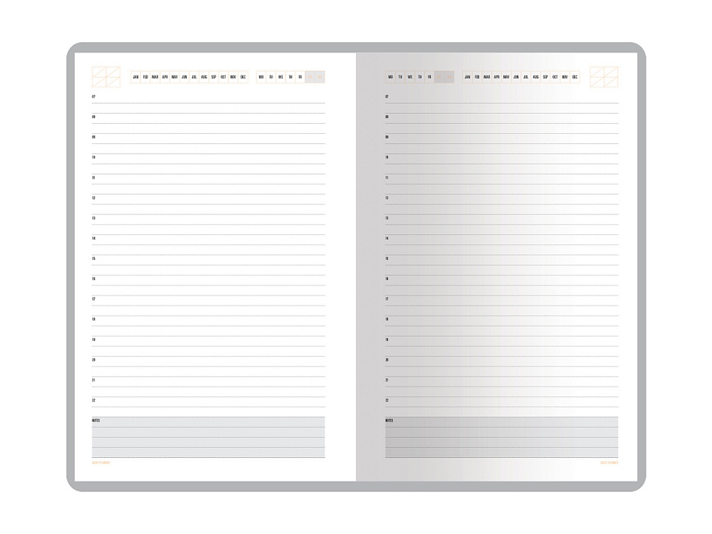 Ежедневник А5 недатированный Mercury, синий