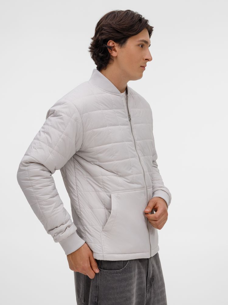 Куртка унисекс Warmbridge, светло-серая, размер XXL