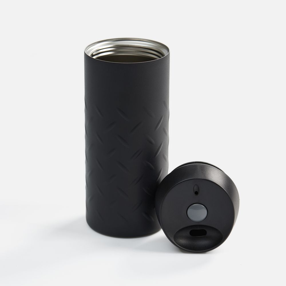 Термостакан Hard Work — пример нанесения логотипа (Hard Work) | Print Logo