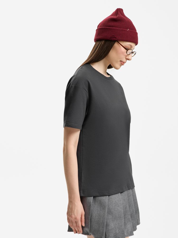 Футболка унисекс Durington, темно-серая (графит), размер M/L