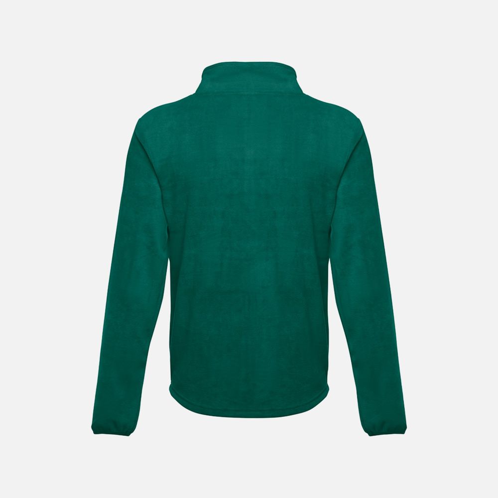 Куртка флисовая мужская Helsinki, темно-зеленая, размер XXL