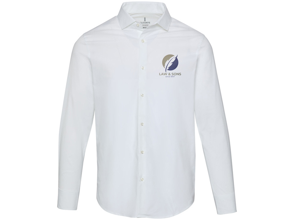 Carnelian мужская рубашка из поплина - Белый