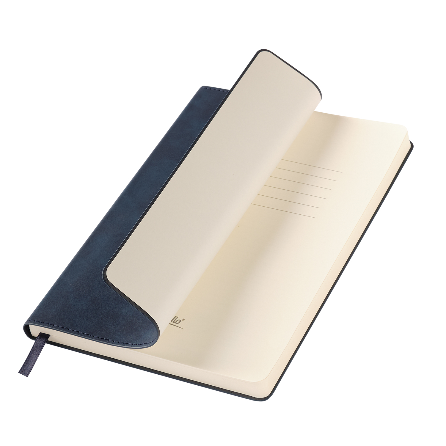 Ежедневник Верона (Verona) недатированный, бежевый (без упаковки, без стикера) с логотипом Portobello Тренд | Print Logo