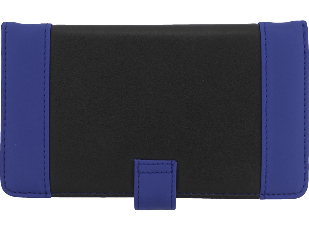 Визитница Эсмеральда на 60 визиток, черный/синий