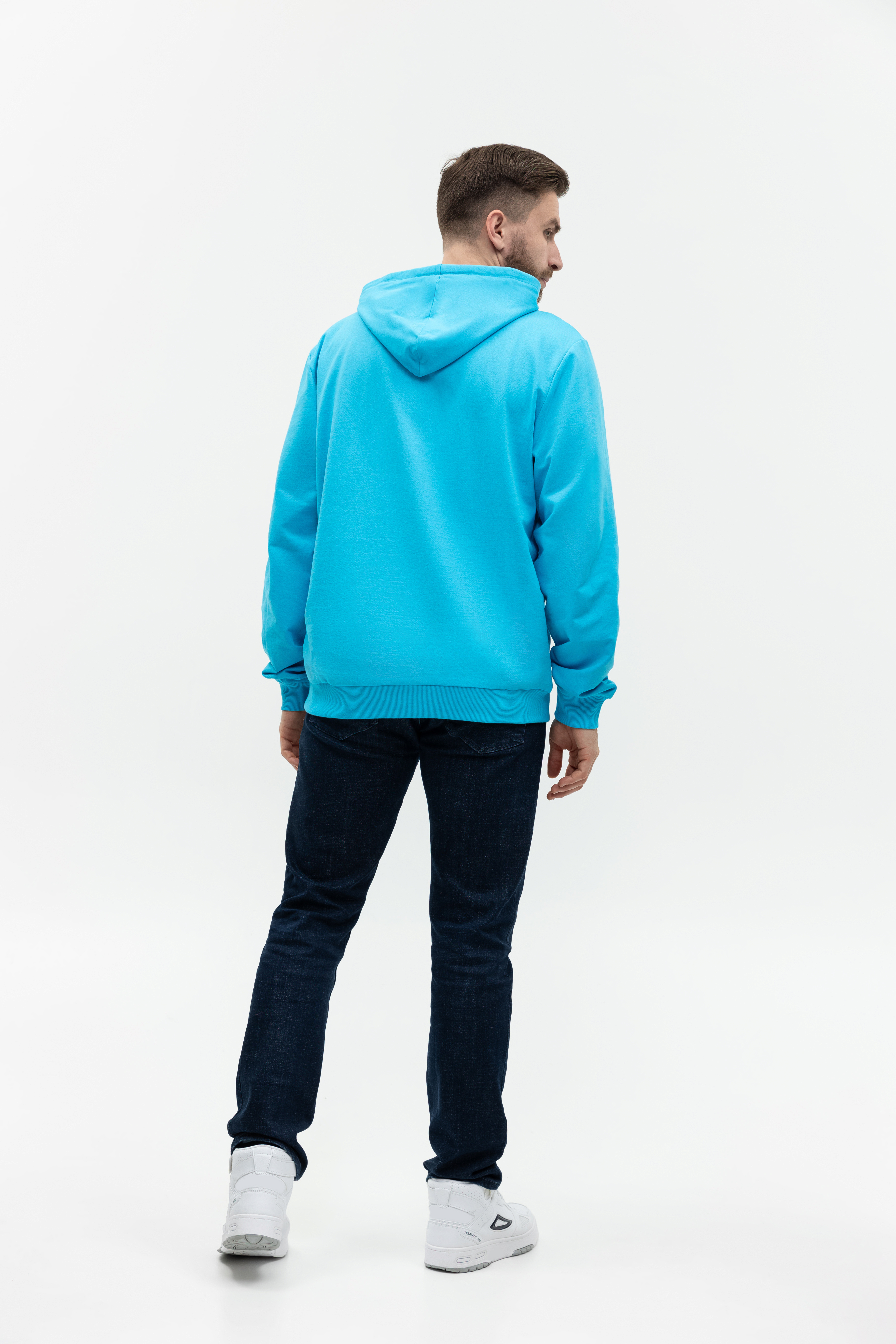 Худи унисекс STAN футер без начёса 260, 23, Бирюзовый,  (32)  (50/L)