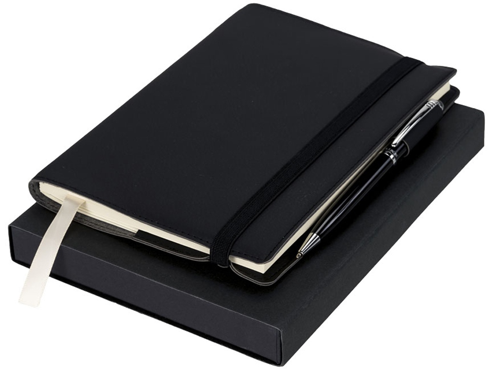 Подарочный набор Aria: блокнот, ручка шариковая фото на сайте Print Logo.