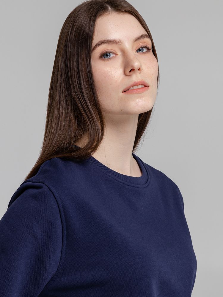 Свитшот унисекс BNC Inspire (Organic), темно-синий, размер M