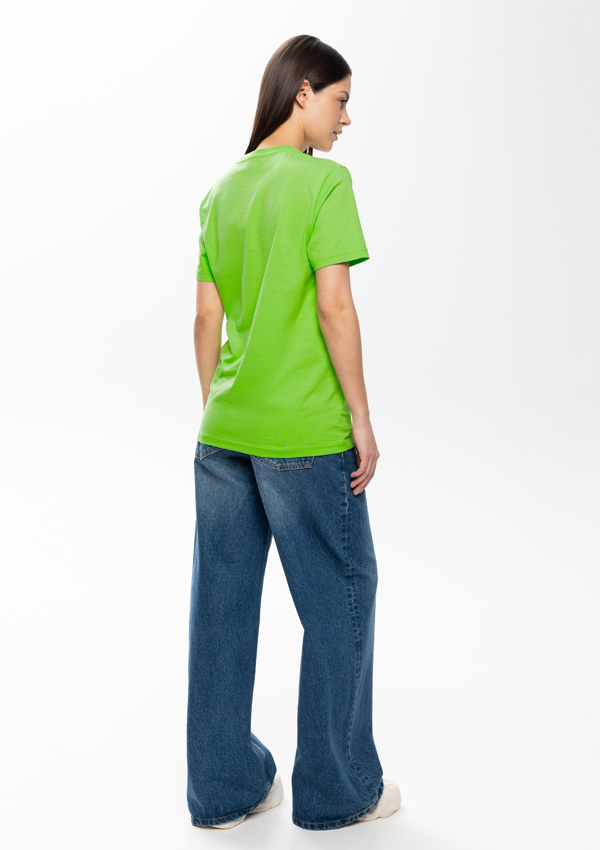 Футболка унисекс без бокового шва STAN хлопок 160, 02, Ярко-зелёный,  (26)  (54/XXL)