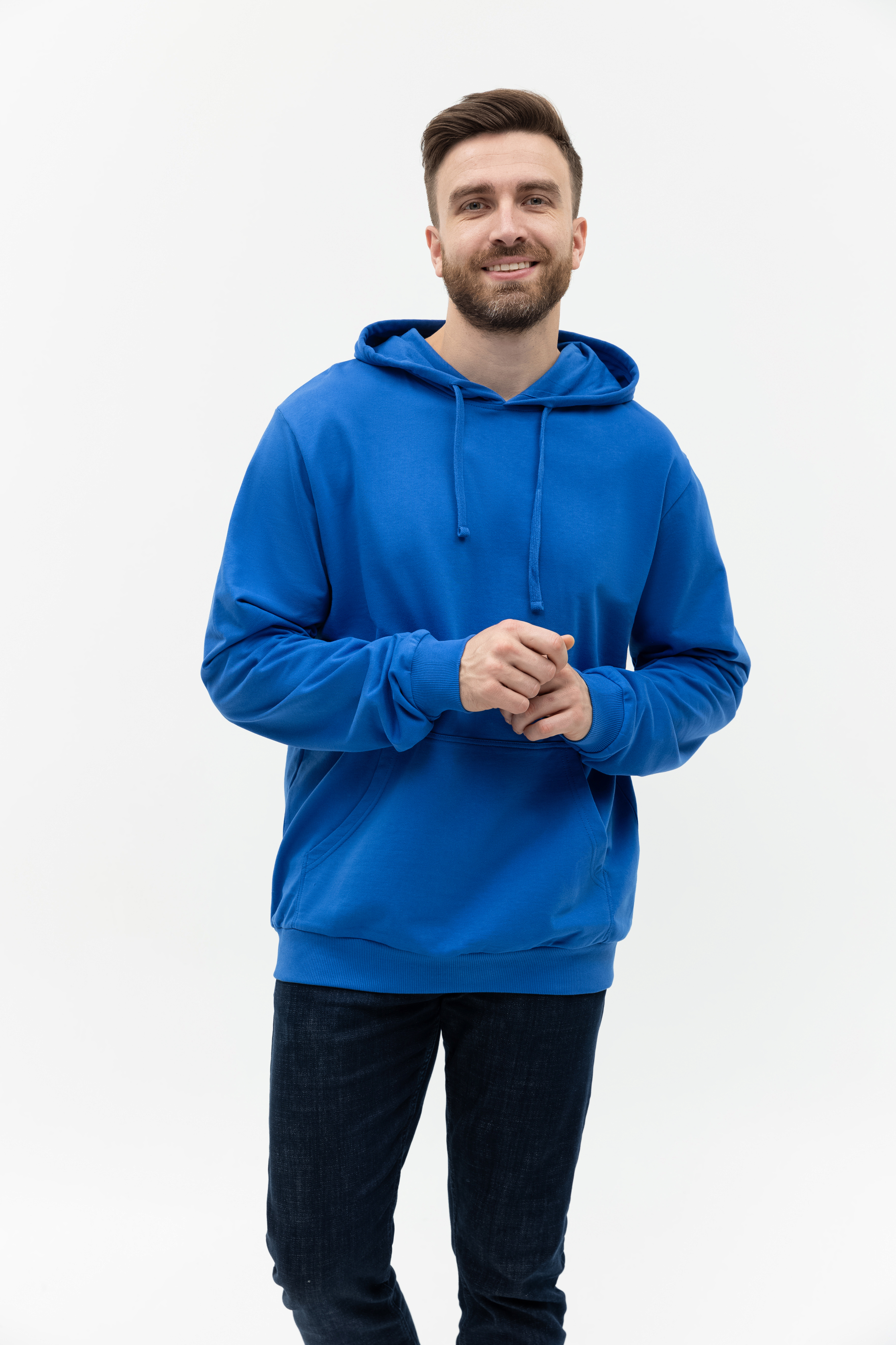 Худи унисекс STAN футер без начёса 260, 23, Синий,  (16/1)  (54/XXL)