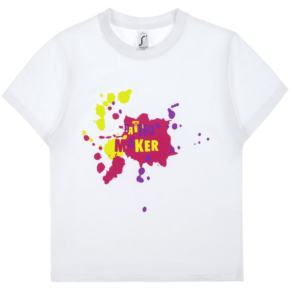 Футболка детская «Пятно Maker» фото на сайте Print Logo.