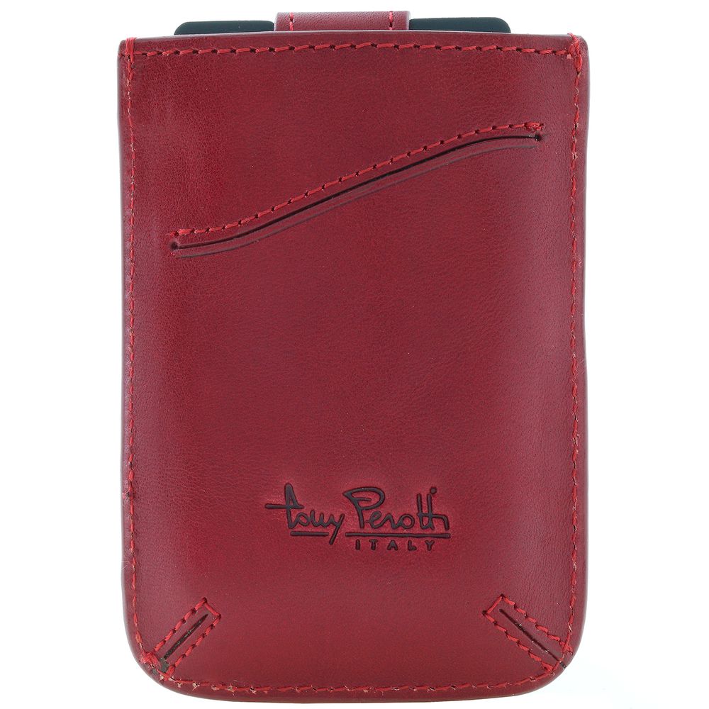 Футляр для карточек Vernazza, вертикальный — пример нанесения логотипа (Tony Perotti) | Print Logo