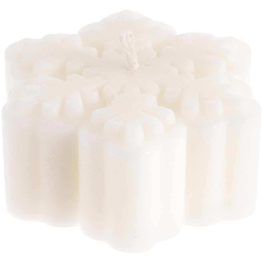 Свеча Snowlight 3, белая — пример нанесения логотипа (сделано в России) | Print Logo