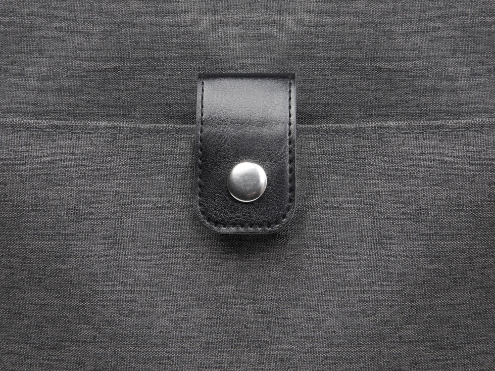 Сумка-холодильник Fabrizio со штопором, серый/черный