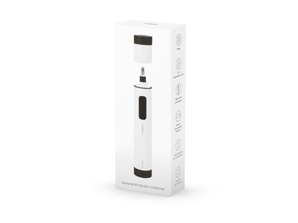 Отвертка аккумуляторная Rombica MyKit S1 White (Р)