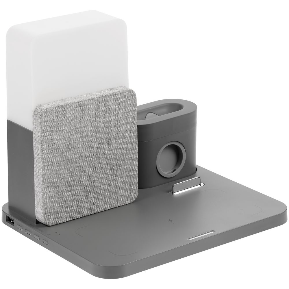 Зарядная станция с часами и подсветкой Large Charge фото на сайте Print Logo.