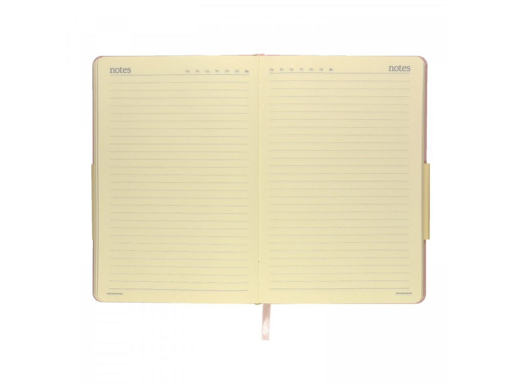 Ежедневник А5 недатированный Megapolis Velvet, зефирный розовый