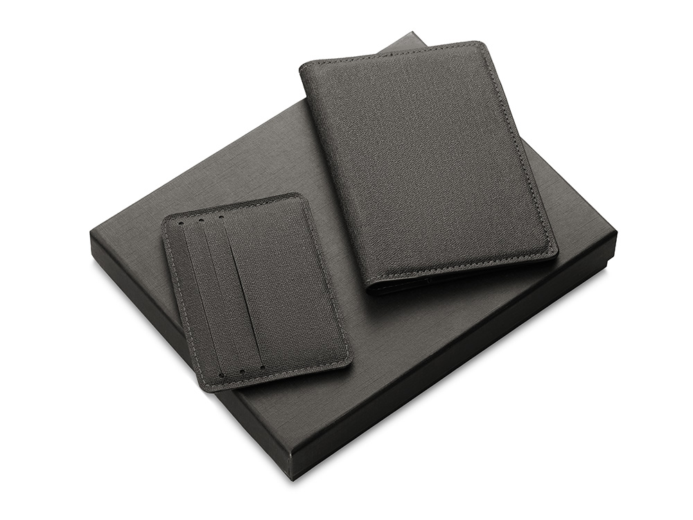 Подарочный набор Consul: обложка для паспорта и картхолдер с логотипом  | Print Logo