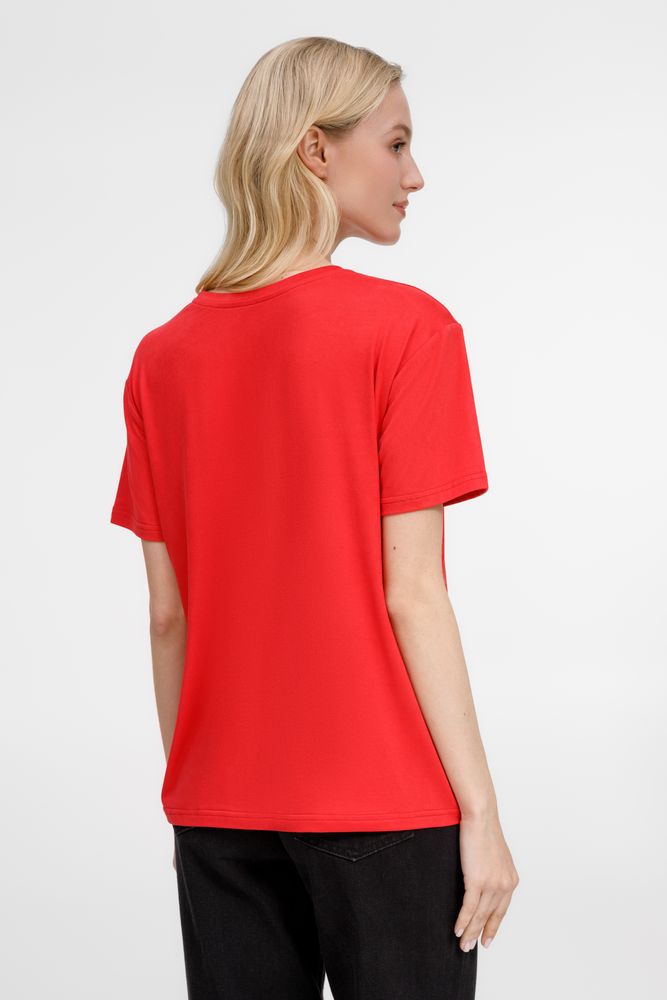 Футболка унисекс Senti, красная, размер XXL