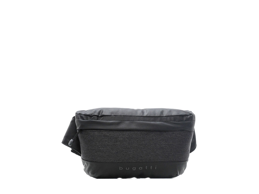 Сумка на пояс BUGATTI КОСМОС | UNIVERSUM, графитовая, полиэстер меланж/тарпаулин, 27х5х15 см, 1 л