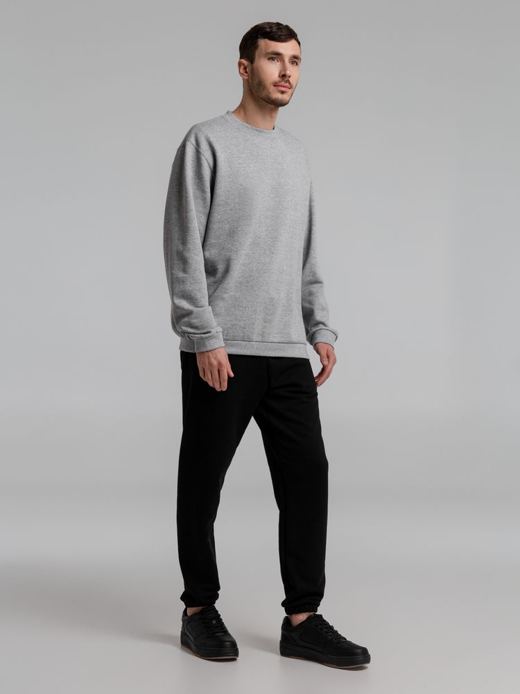 Толстовка Spider 260 серый меланж, размер S