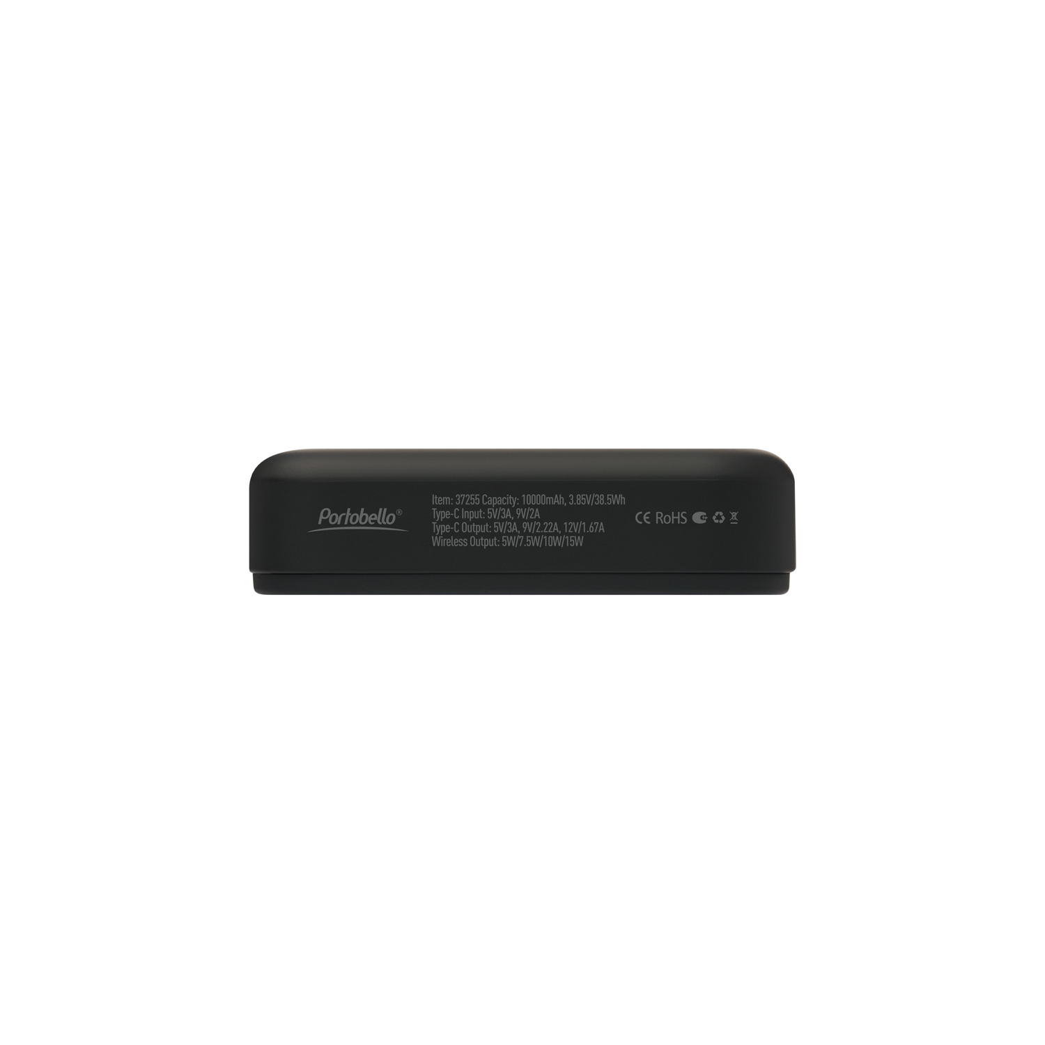 Внешний аккумулятор Юнион PD (Union PD) 10000mAh с функцией беспроводной зарядки 15W, бежевый фото на сайте Print Logo.