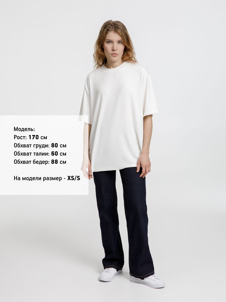 Футболка оверсайз унисекс Lavinia, белая, размер XL/XXL