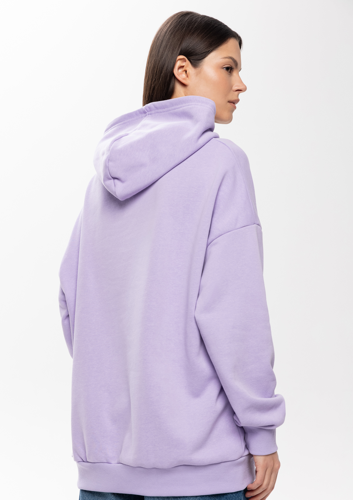 Худи унисекс STAN оверсайз футер без начёса 350, 66, Цифровая лаванда,  (45)  (48/M)