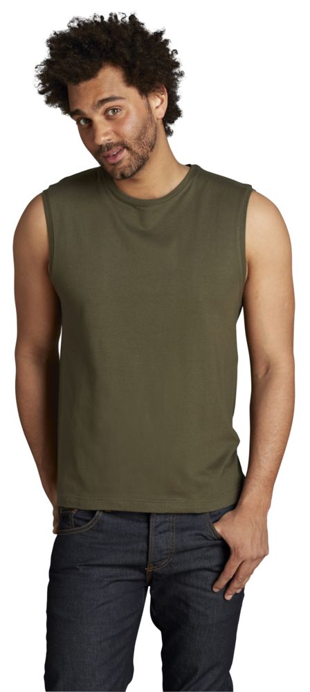 Футболка мужская без рукавов Jazzy 170 фото на сайте Print Logo.