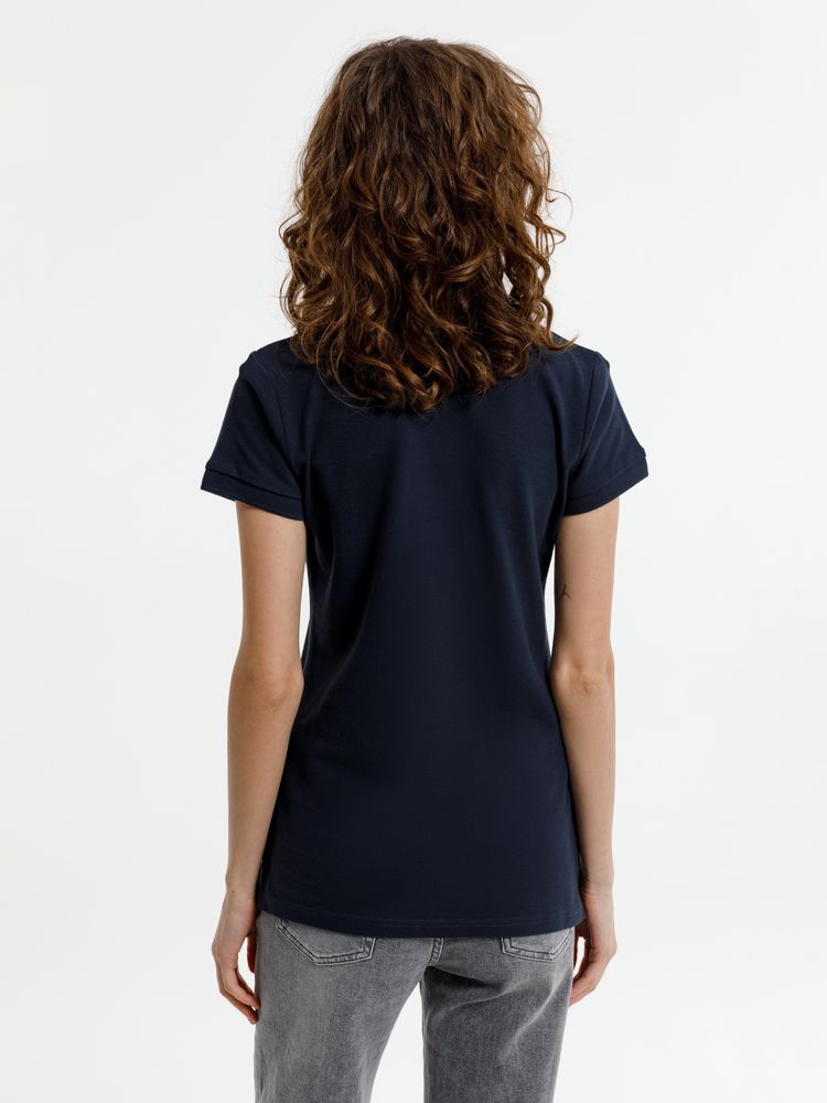 Рубашка поло женская Virma Premium Lady, темно-синяя, размер M