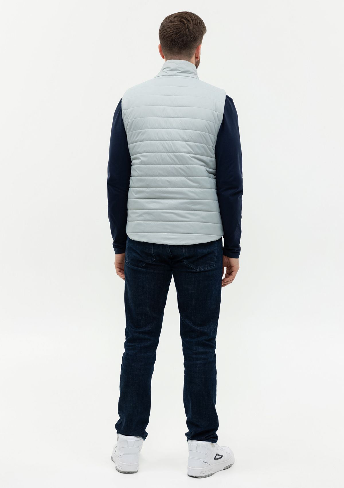 Жилет унисекс утепленный STAN таффета, 65, 87, Светло-серый,  (72)  (56/XXXL)