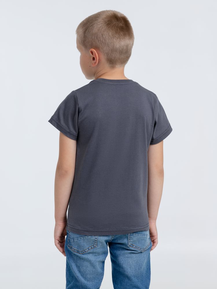 Футболка детская T-Bolka Kids, темно-серая (графит), 12 лет