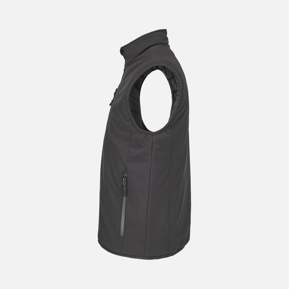 Жилет софтшелл унисекс Falcon BW, черный, размер M