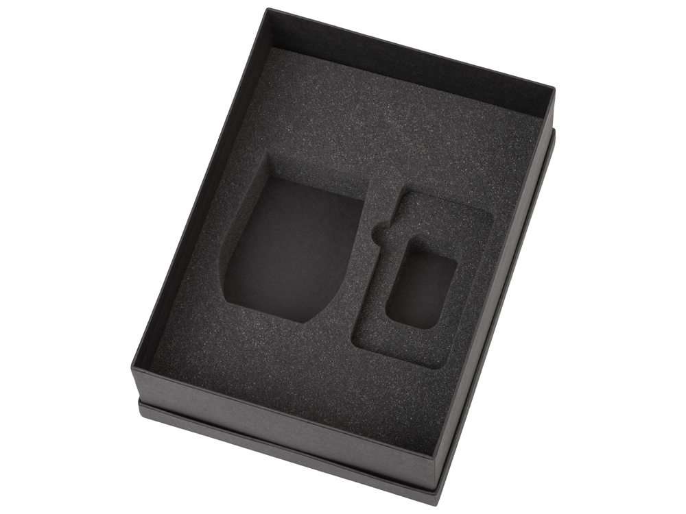 Подарочный набор с термокружкой и повербанком С1, 5000 mAh, серый