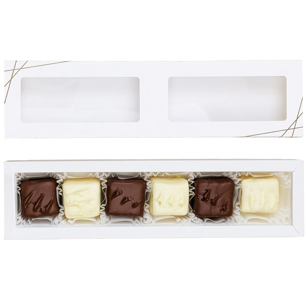 Конфеты «Марципан» — пример нанесения логотипа (сделано в России) | Print Logo