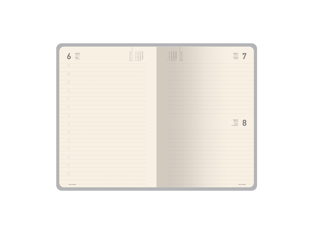 Ежедневник А5 датированный Megapolis Loft на 2026, морская волна