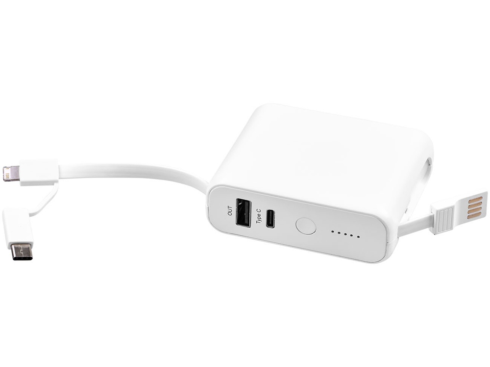 Устройство Galaxy для беспроводной зарядки емкостью 5000 мА/ч, белый