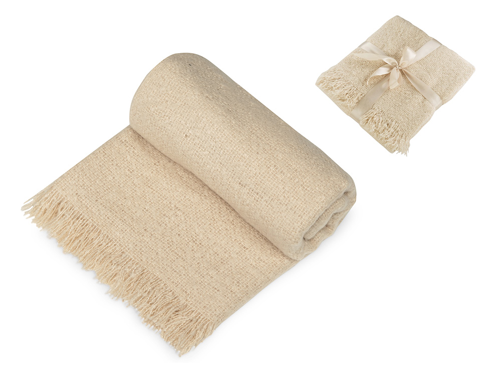 Плед акриловый Mohair с логотипом  | Print Logo