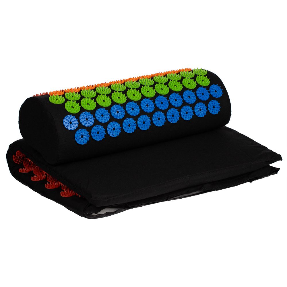 Массажный акупунктурный коврик с валиком Iglu