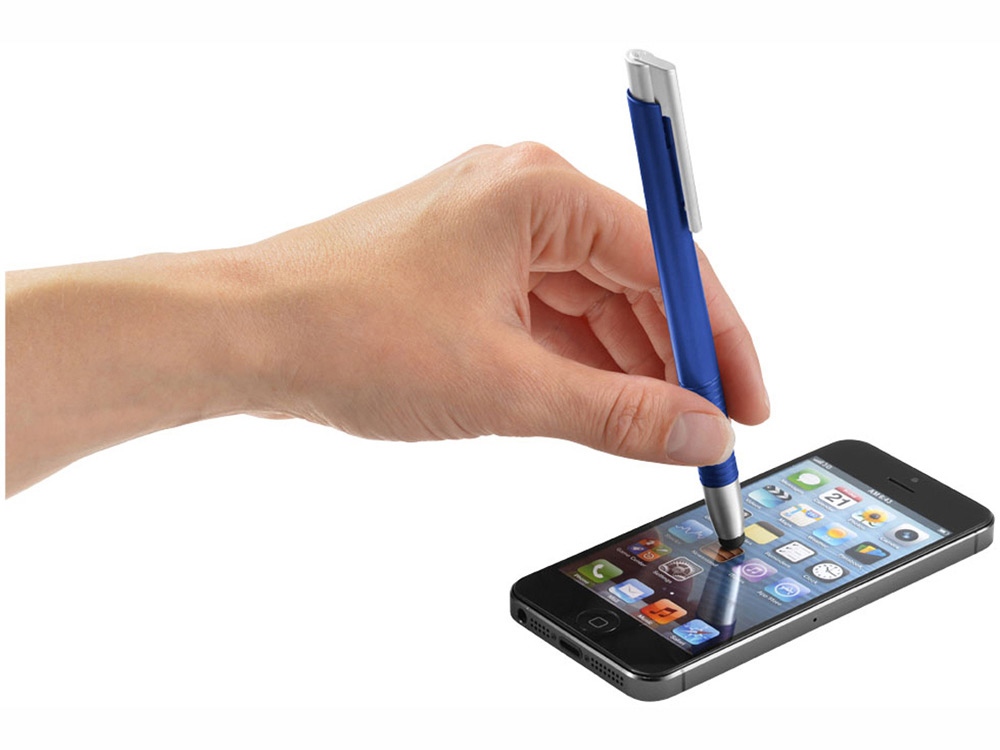 Ручка-стилус шариковая Giza, ярко-синий