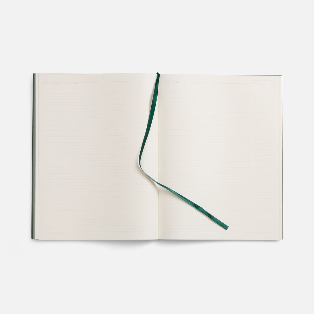 Ежедневник Flat Maxi, недатированный, зеленый