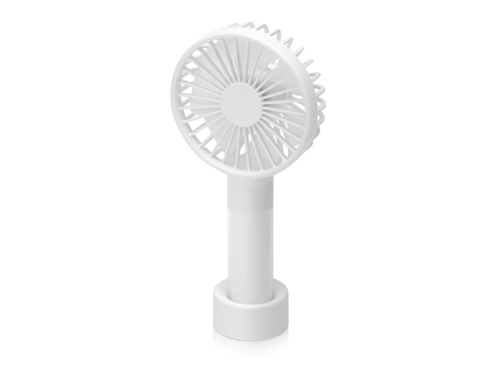 Портативный вентилятор  FLOW Handy Fan I White с логотипом Rombica | Print Logo
