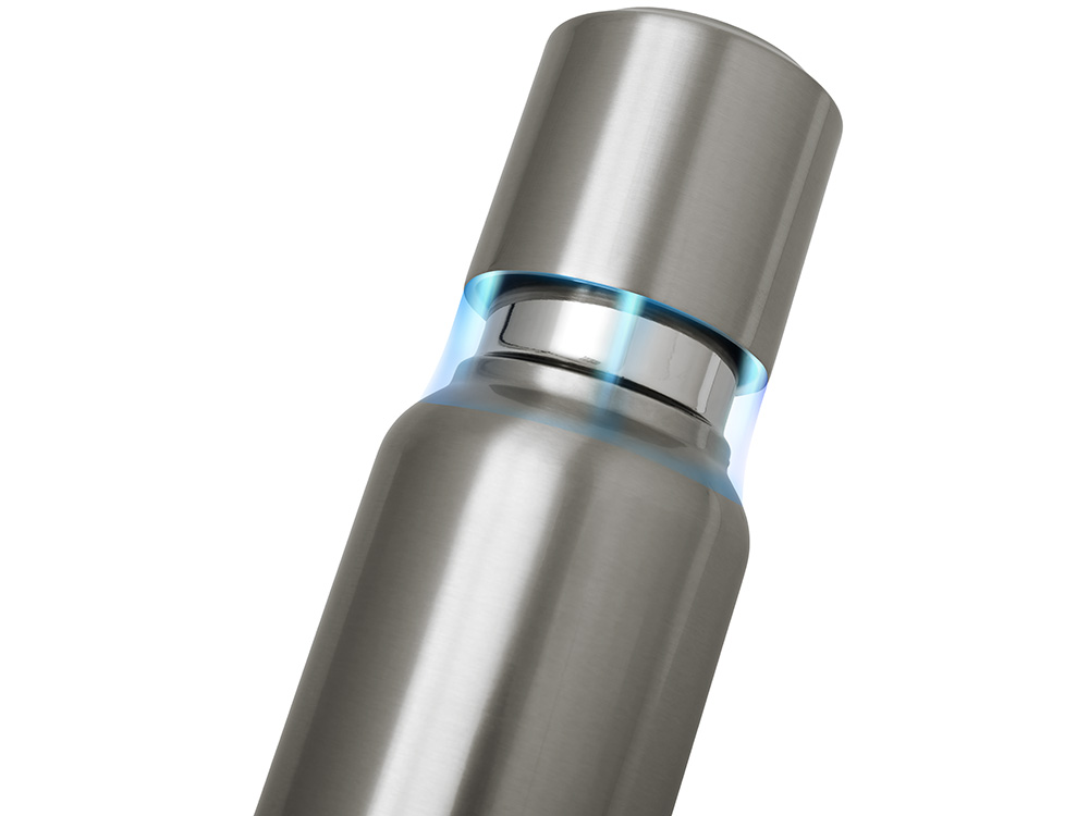 Вакуумный термос c магнитной крышкой Magne, 500 мл, серебристый