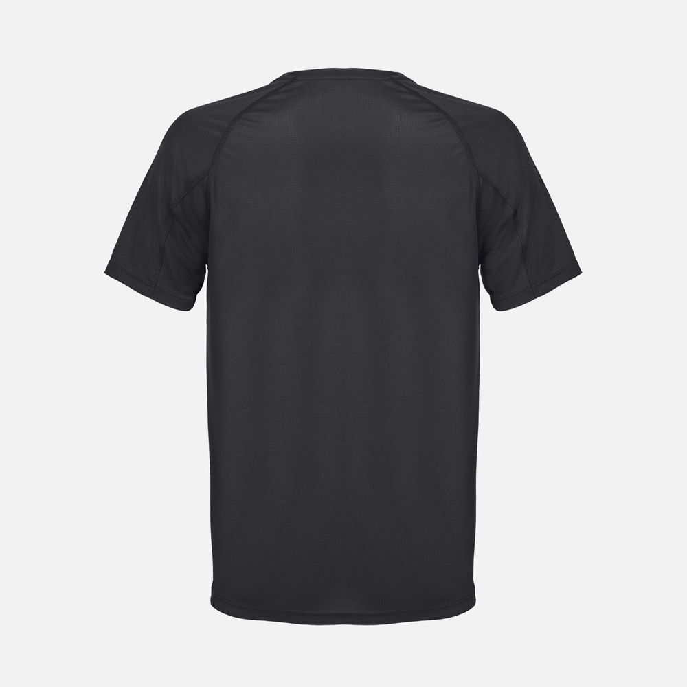 Футболка спортивная унисекс Vortex, черная, размер XXL