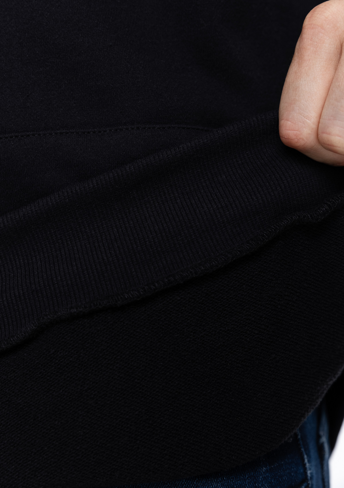 Худи унисекс STAN оверсайз футер без начёса 350, 66, Чёрный,  (20)  (48/M)