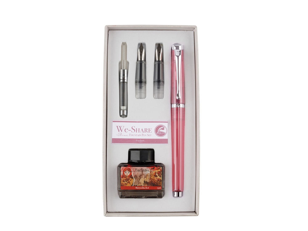 Набор Pierre Cardin WE-SHARE, розовый прозрачный