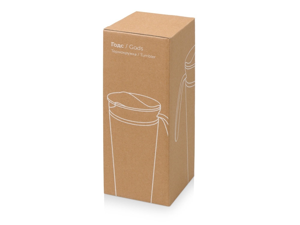 Термокружка Годс 470мл на присоске, зеленый