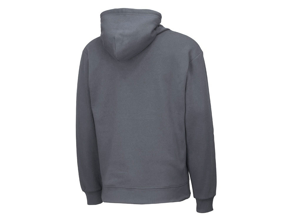 Толстовка с капюшоном оверсайз Lisbon унисекс, темно-серый