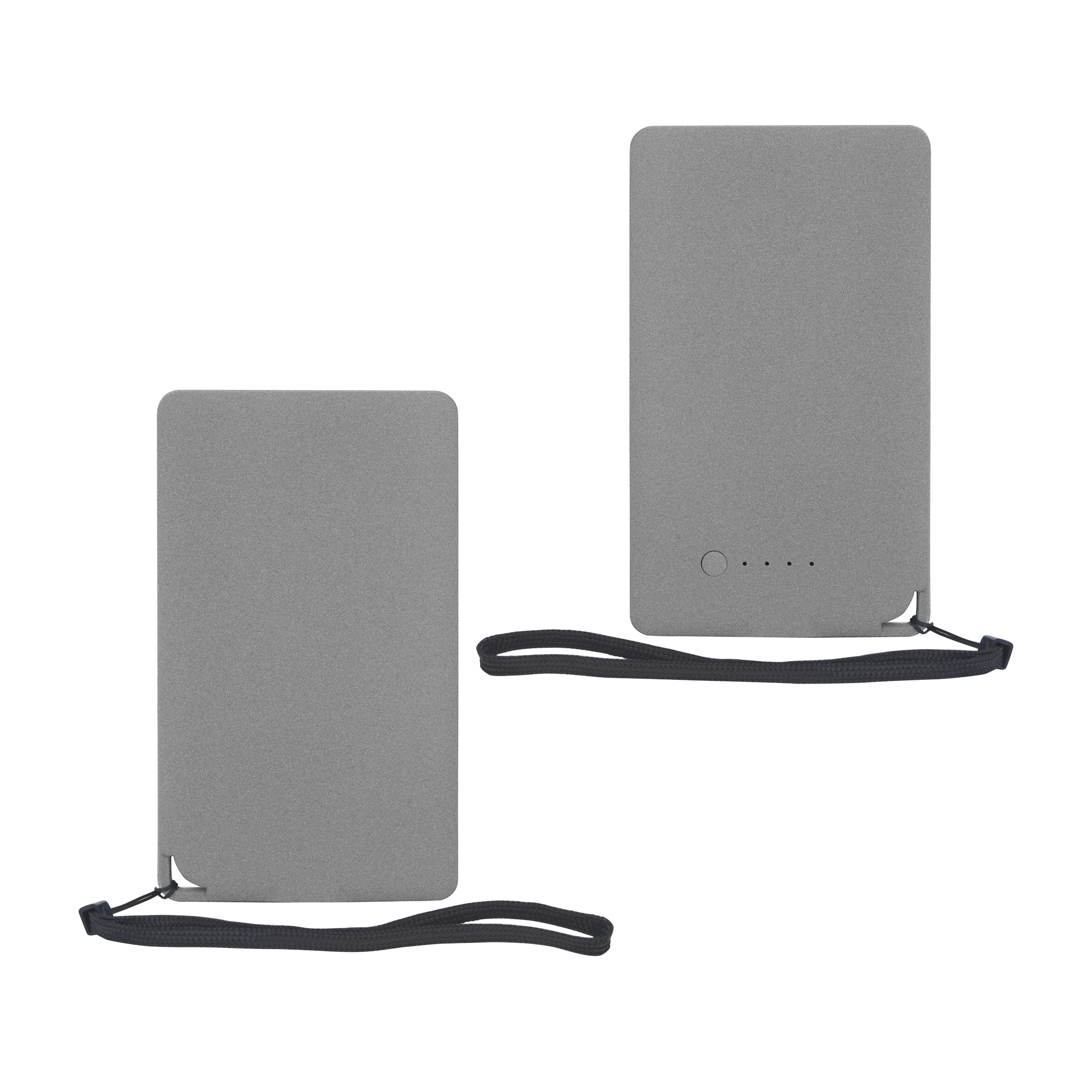 Зарядное устройство "Камень" с покрытием soft grip, 4000 mAh в подарочной коробке, черный # фото на сайте Print Logo.